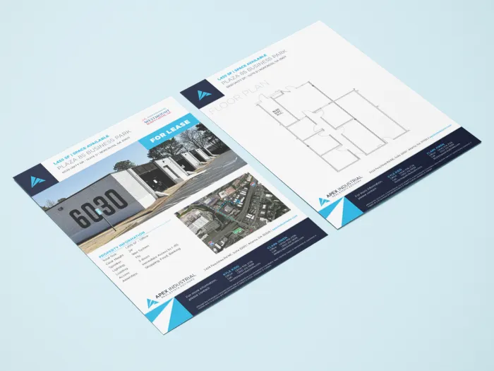 Apex Industrial property flyer