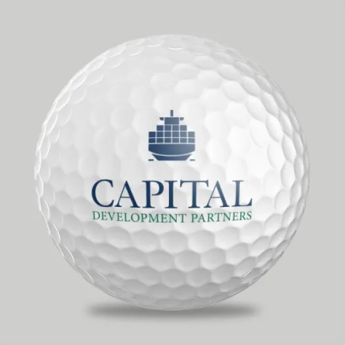 Capital Development Partners branded golf ball