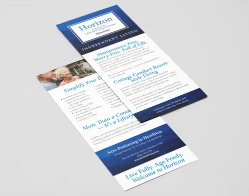 Horizon Living rack card