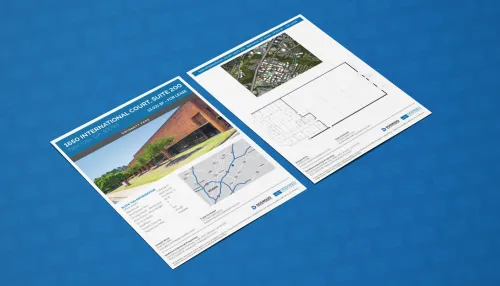 Seefried Industrial Properties leasing flyer